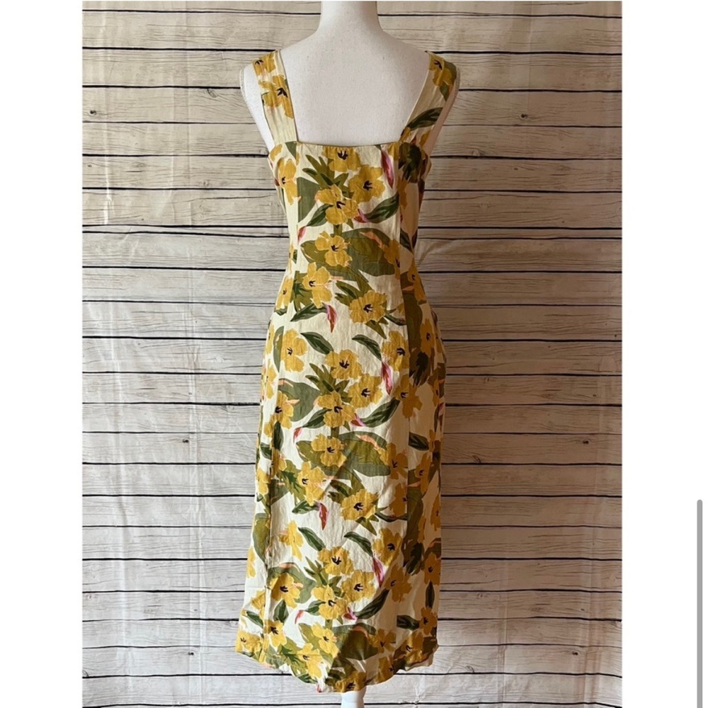 L*Space Floral Linen Blend Dress Mykonos in Ibiza - Picture 8 of 13